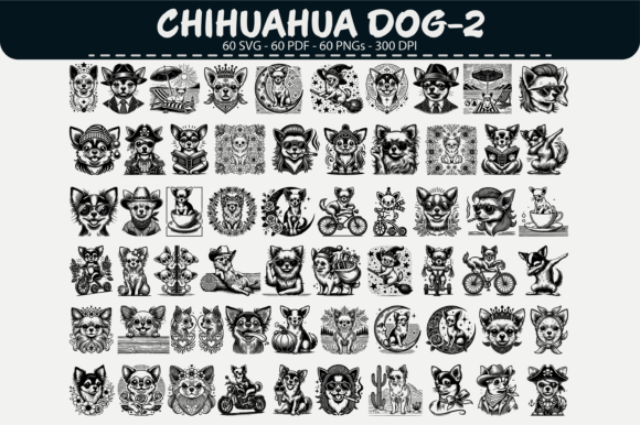 60 Chihuahua Vector Clipart Designs: A Creative Toolkit