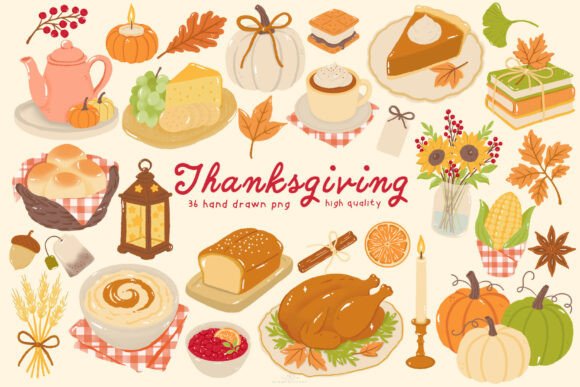Bring Autumn Home: The Warmth of Thanksgiving PNG Clipart