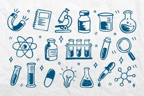 Hand Drawn Chemistry Lab Element: A Guide for Designers