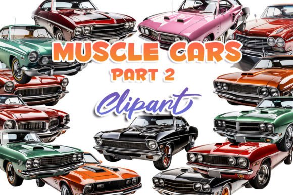 Muscle Cars Part 2: Unleashing Retro Power in Design