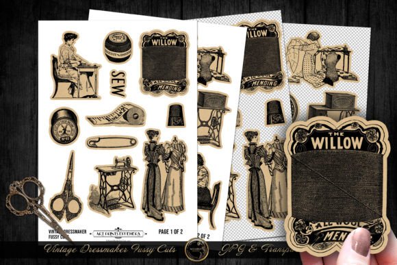 Unlocking Vintage Charm with Fussy Cut Sheets